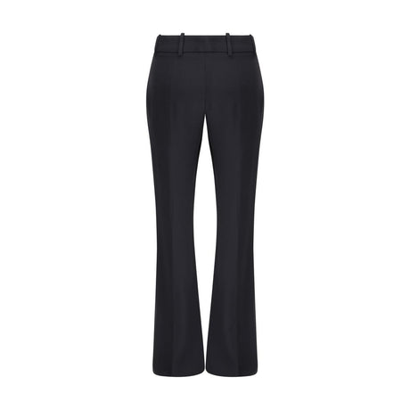 Alexander McQueen Black Acetate Flared Pants