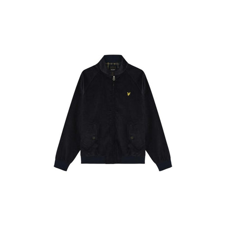Lyle & Scott Blue Cotton Biker Jacket