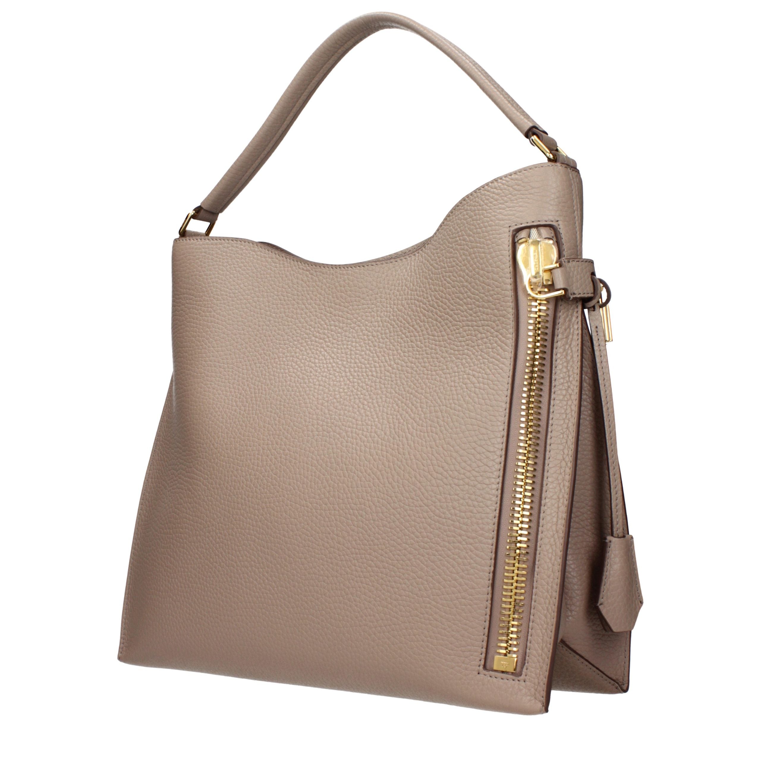 Tom Ford Beige Leather Handbag