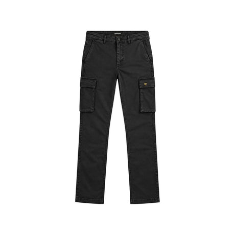 Lyle & Scott Black Cotton Cargo Pants