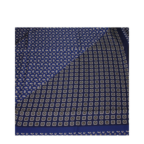 Max Mara Blue Silk Foulard
