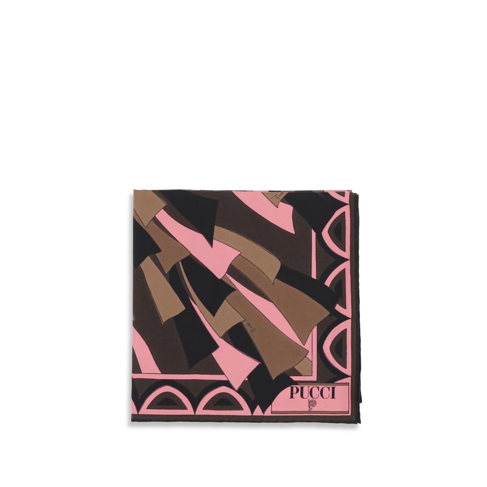 Emilio Pucci Multicolor Silk Scarf