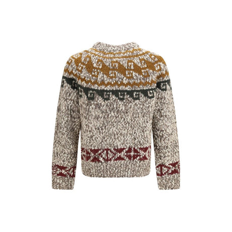 Moncler Grenoble Beige Wool Oves Aries Sweatshirt