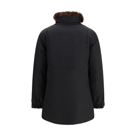 Woolrich Black Cotton Full-Length Jacket