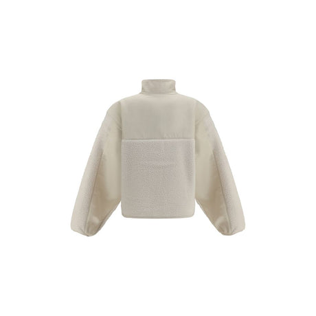 New Balance White Recycled Polyester Shell Jacket