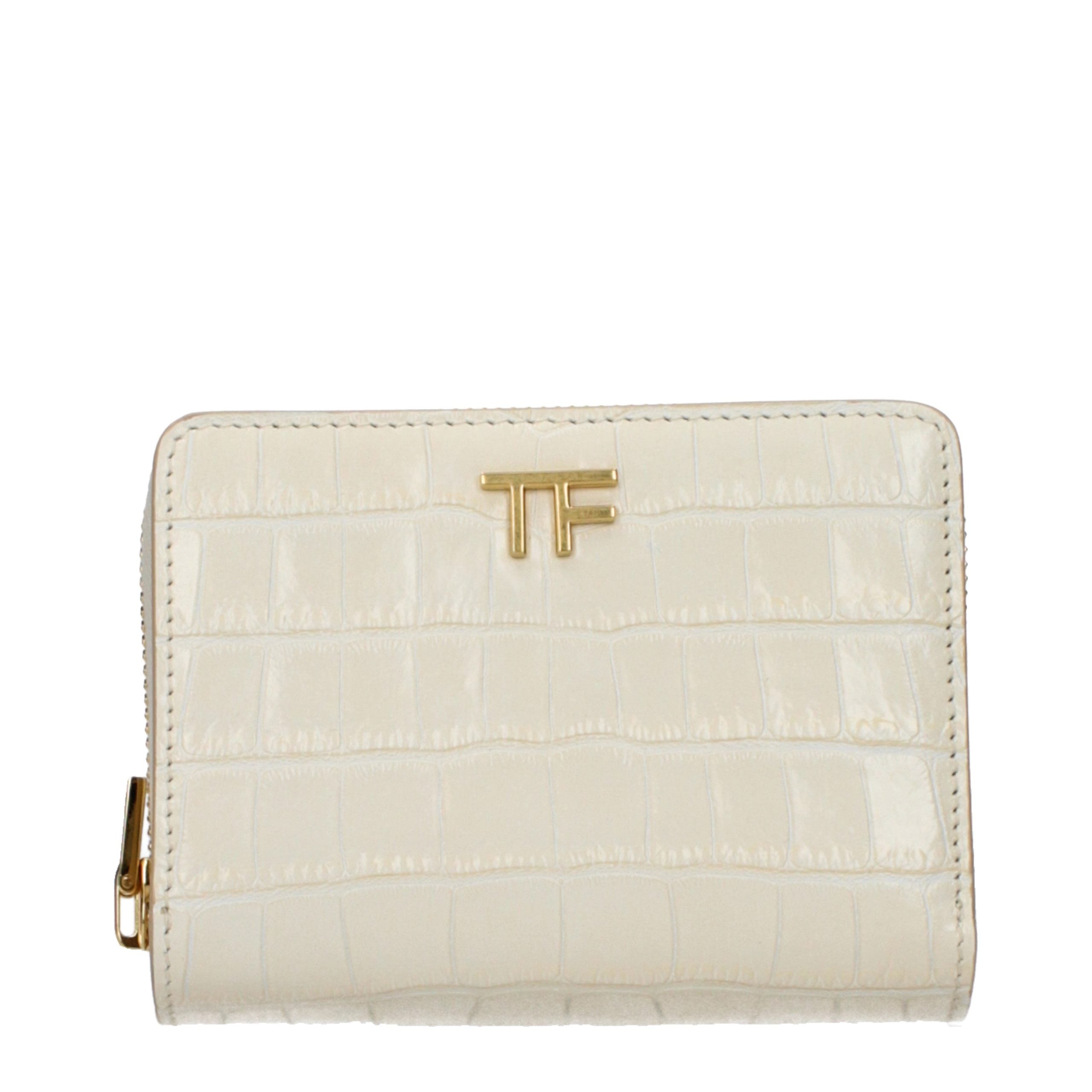 Tom Ford Beige Leather Wallet