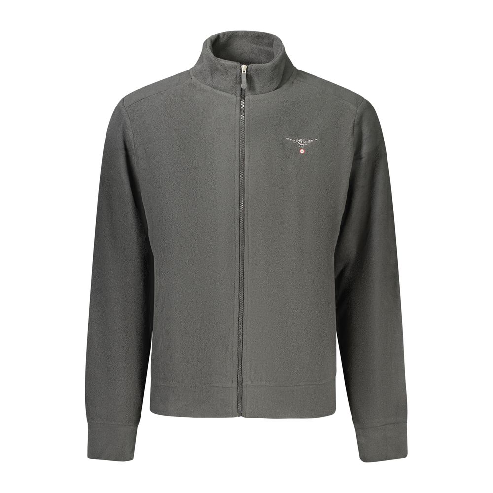 Accademia Militare Black Polyester Men's Sweatshirt