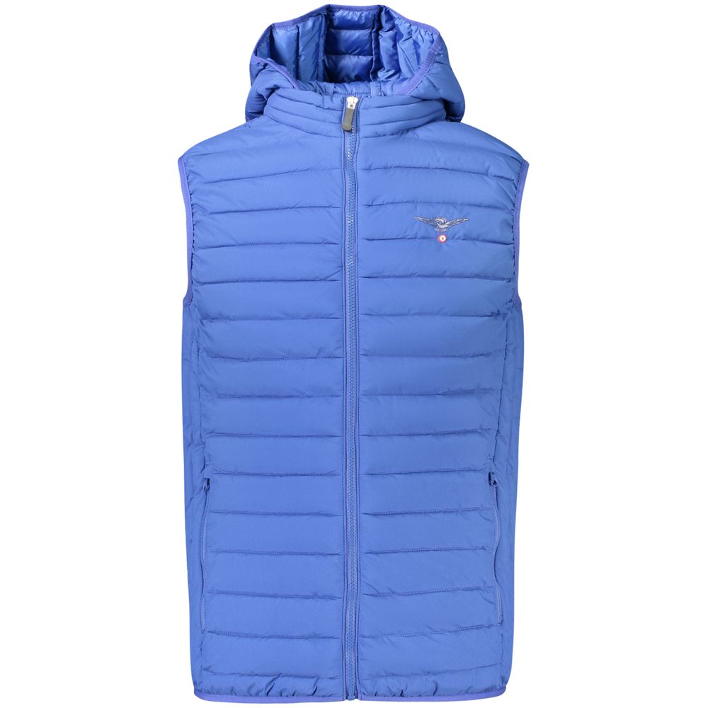 Accademia Militare Blue Polyester Men's Jacket