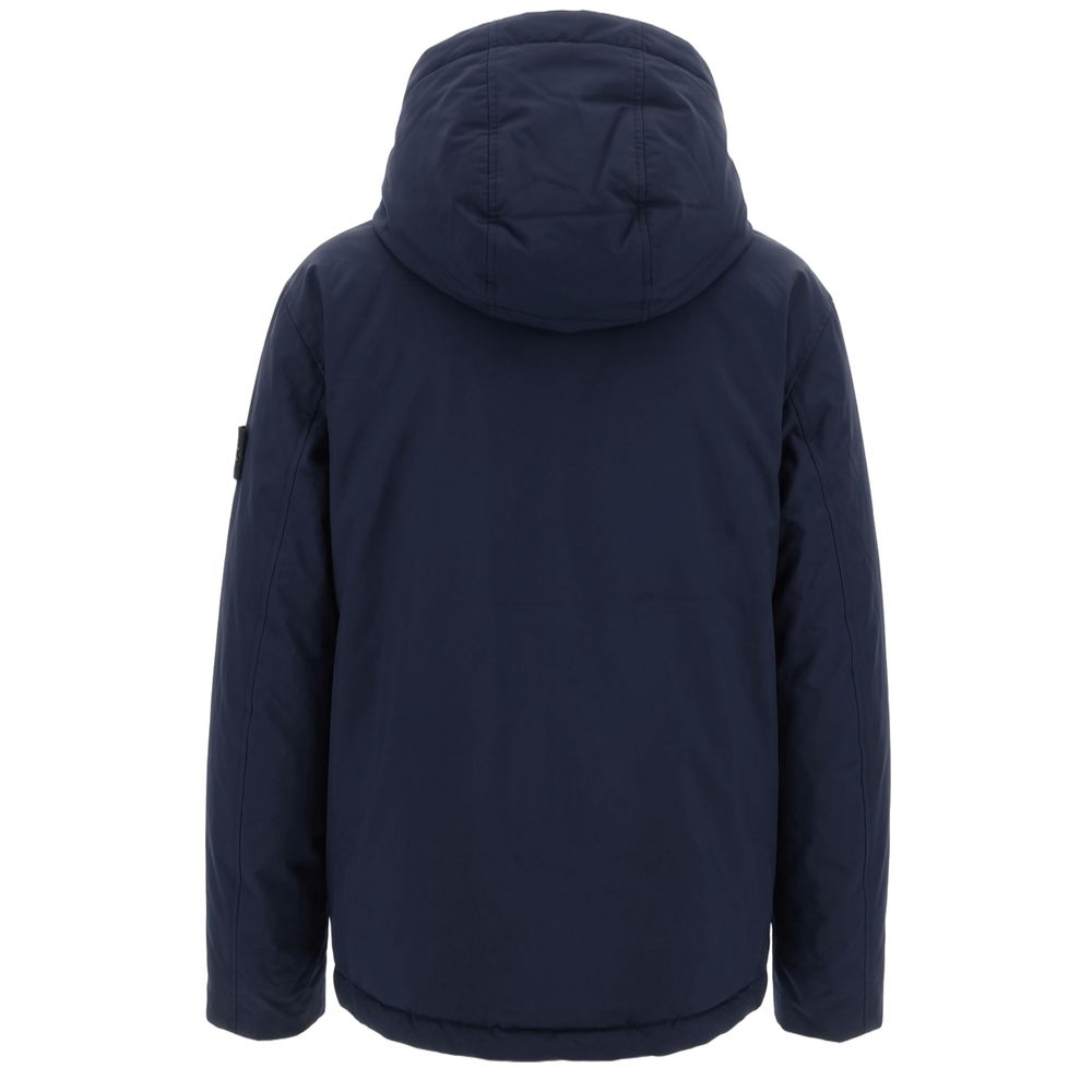 Baldinini Trend Blue Polyester Men Jacket
