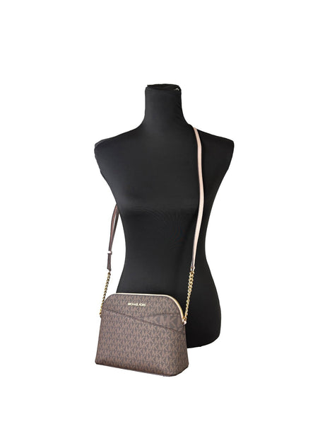 Michael Kors Jet Set Medium X Dome PVC Crossbody Bag
