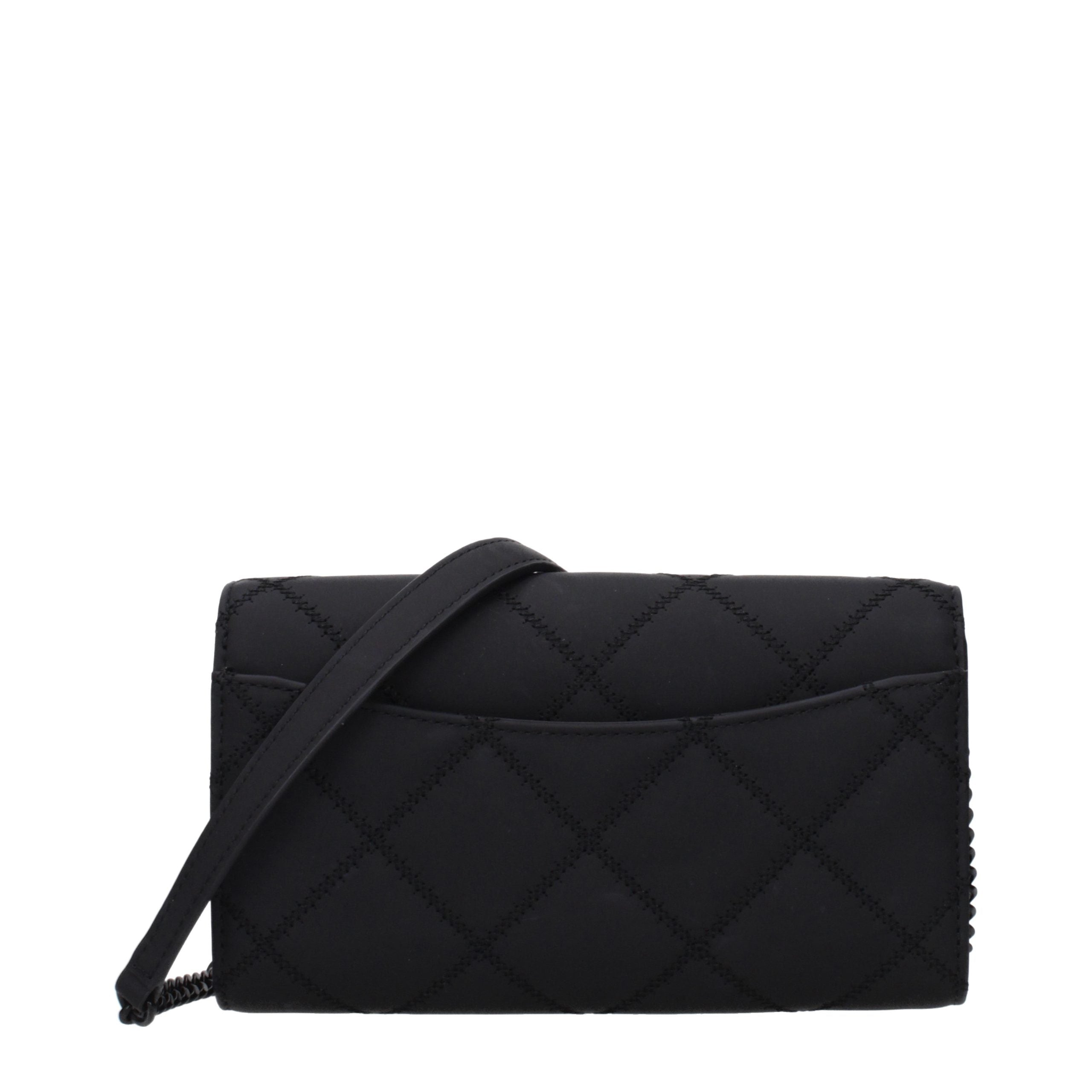 Tory Burch Black Leather Clutch Bag