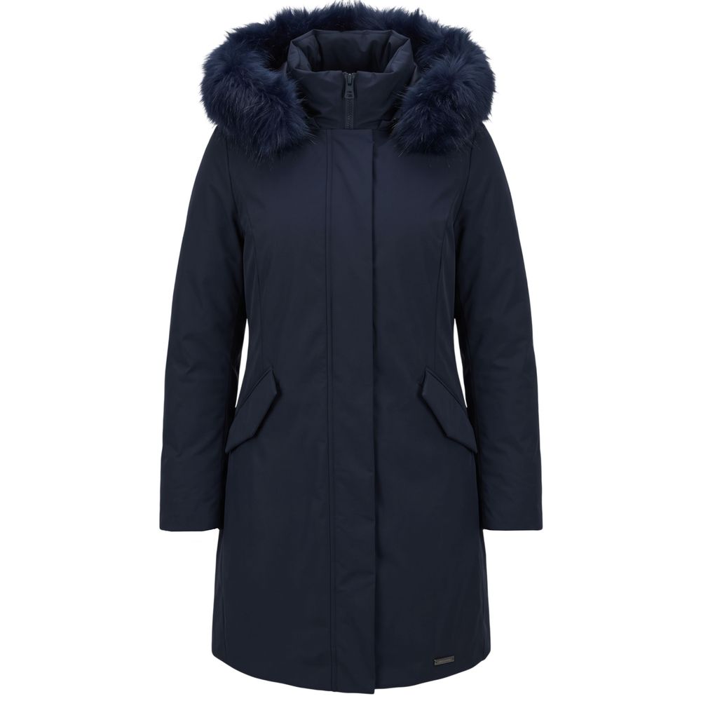 Baldinini Trend Blue Nylon Women Jacket