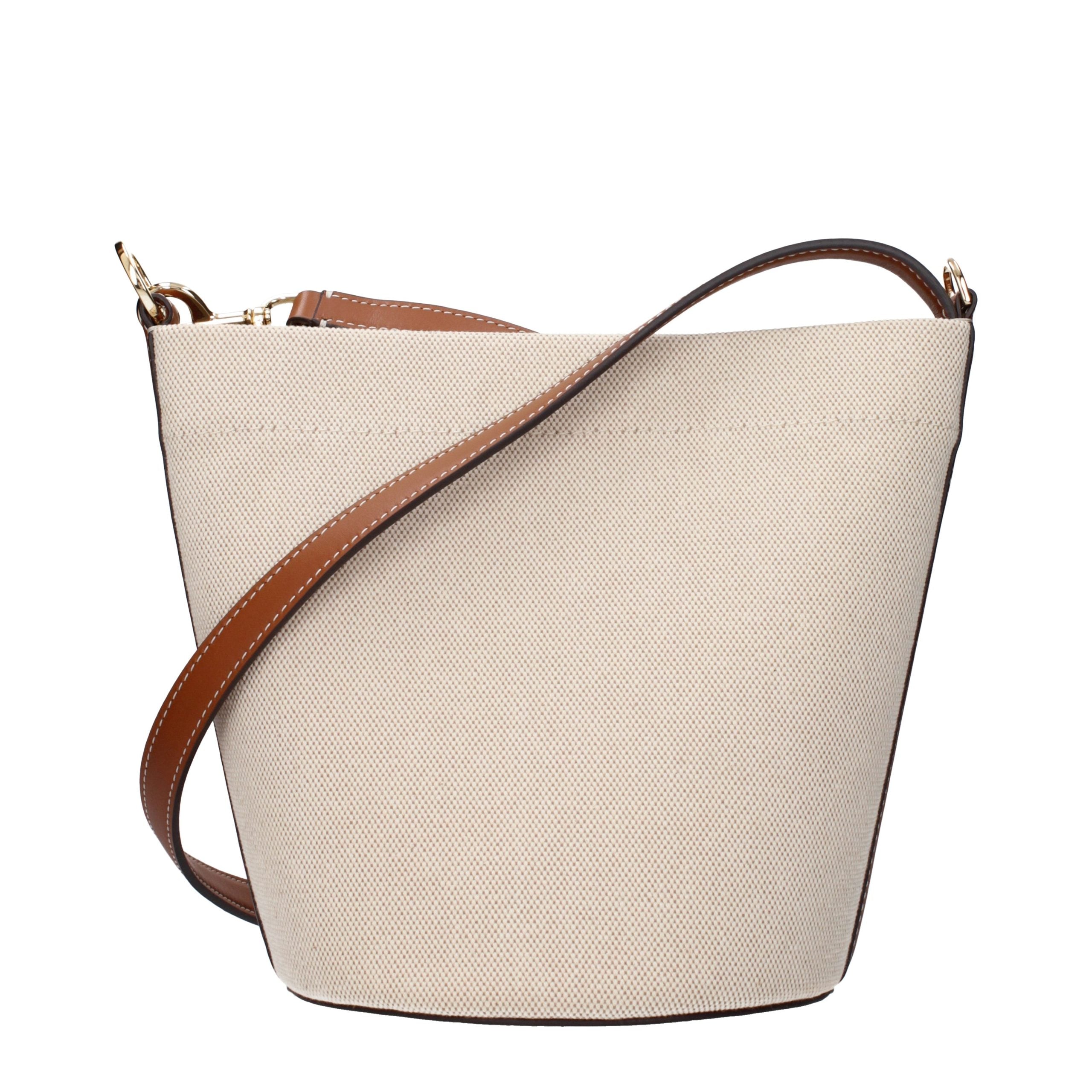 Tory Burch Beige Fabric Crossbody Bag