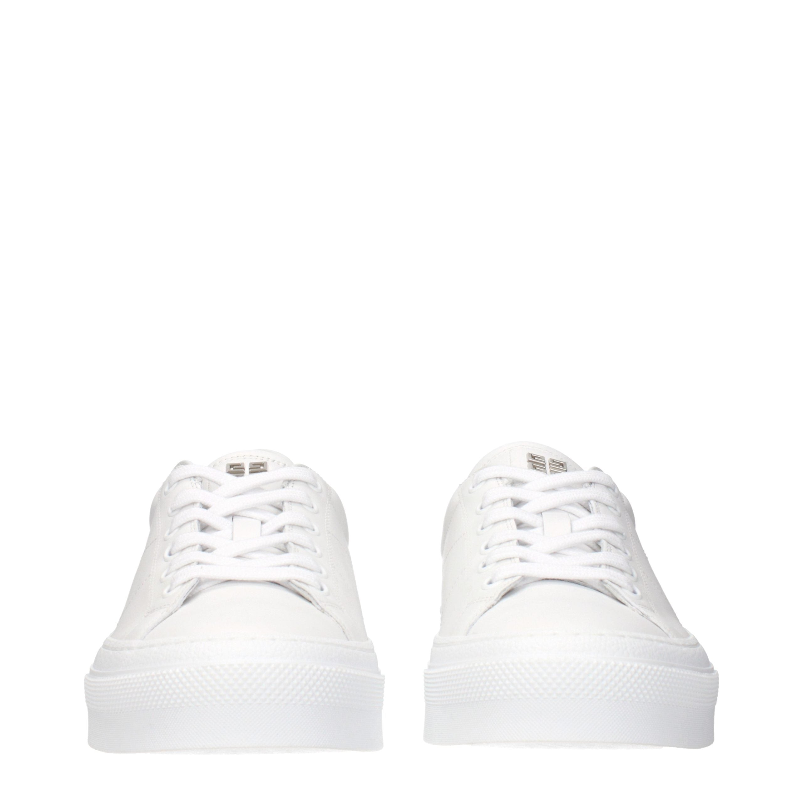 Givenchy White Leather Sneakers