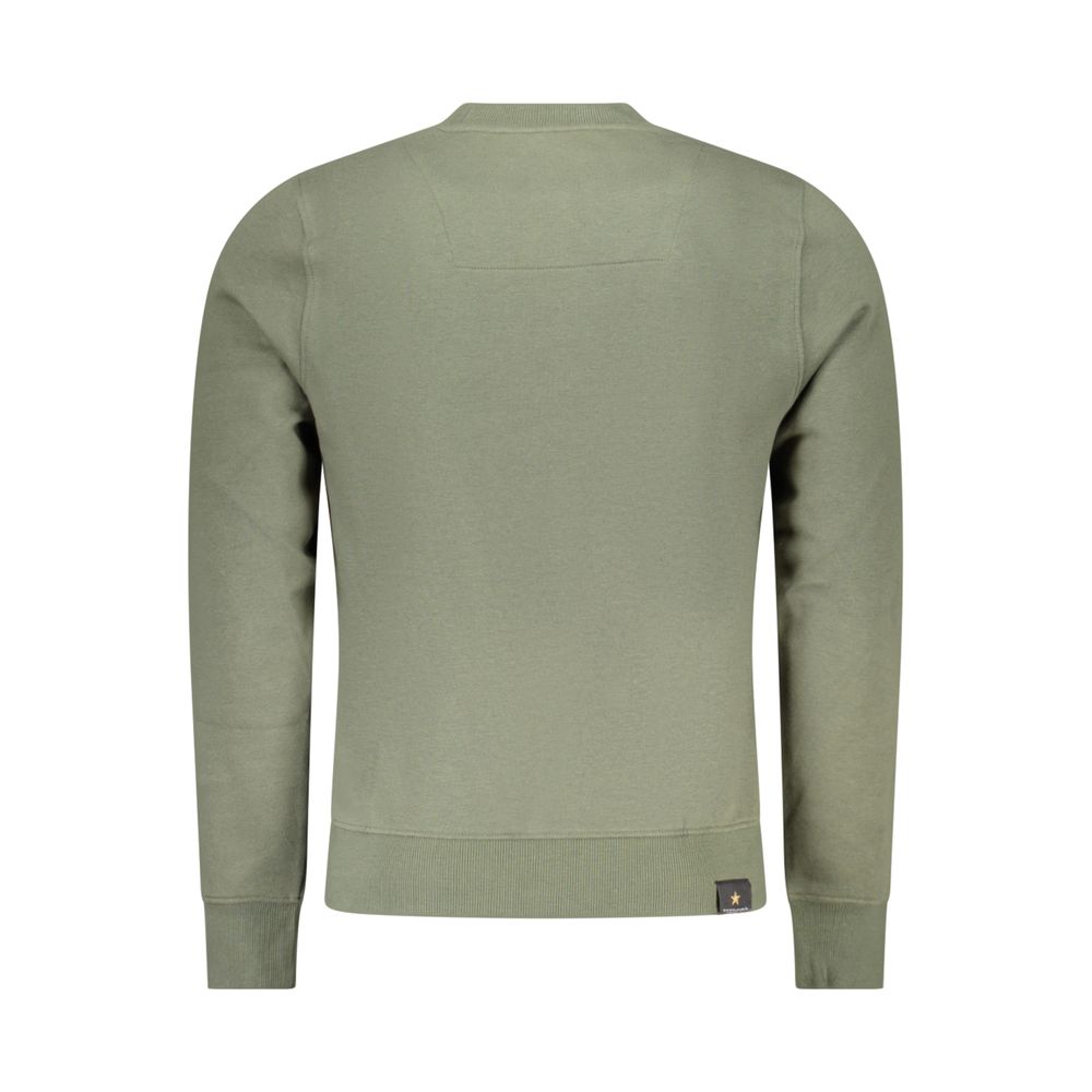Accademia Militare Green Cotton Menswear Sweatshirt