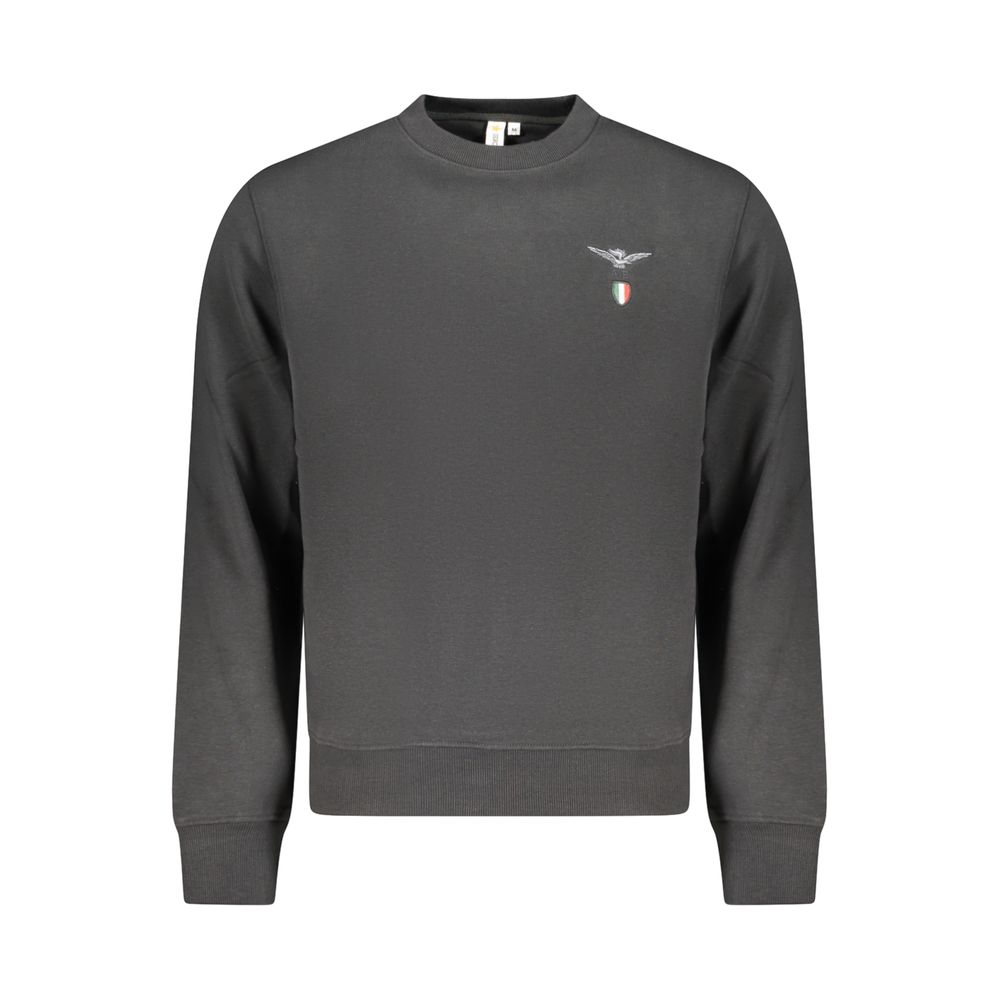 Accademia Militare Black Cotton Men's Sweatshirt