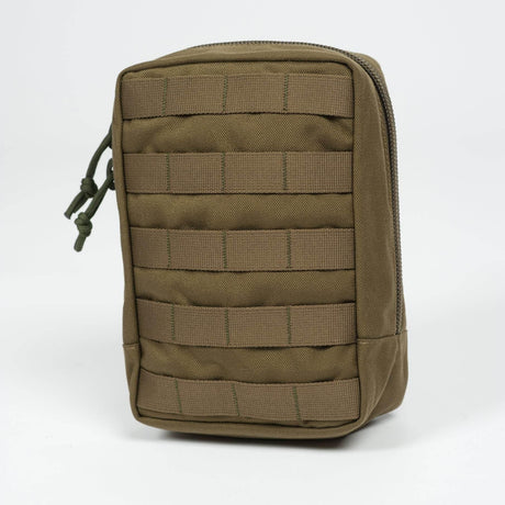 Equipment Pouch with Zipper 112-004-03 – Military Green Cordura, Made in Europe | MOLLE Attachment & Durable Design - Hilstor