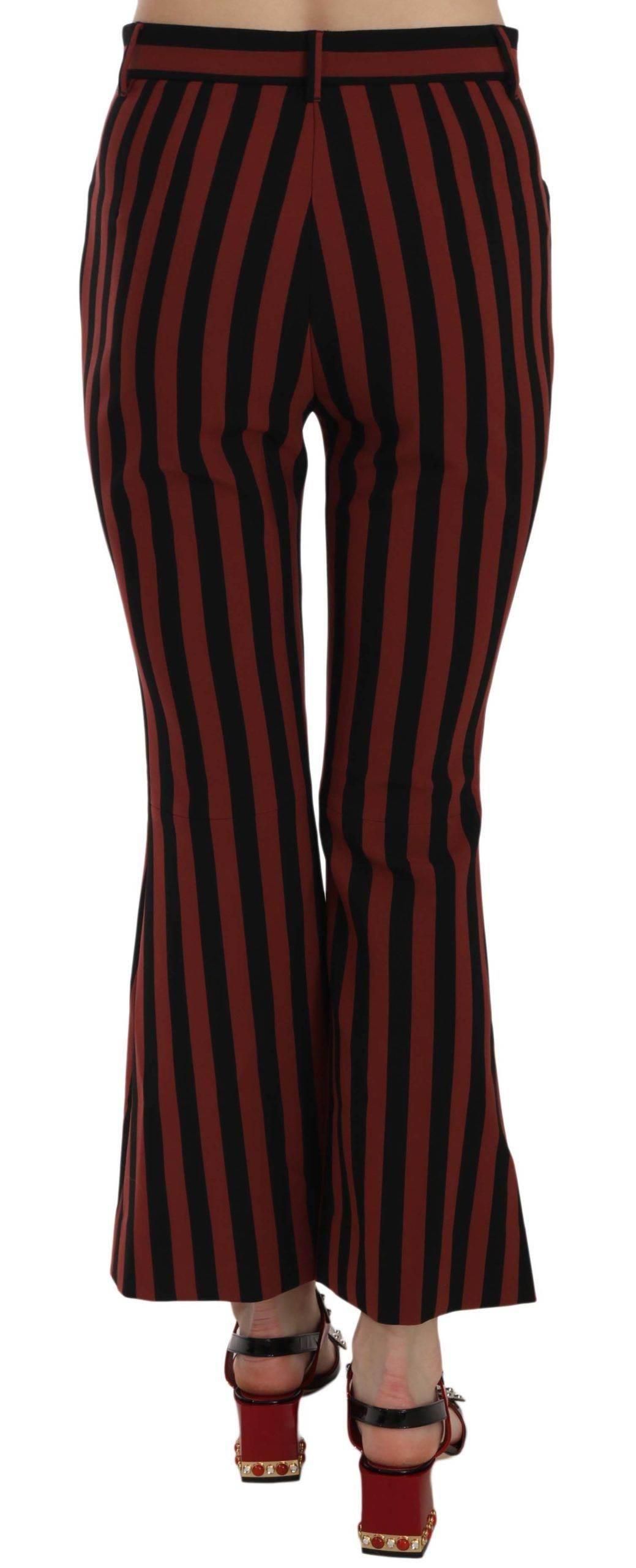 Dolce & Gabbana Elegant Cropped Flared Trousers - Hilstor