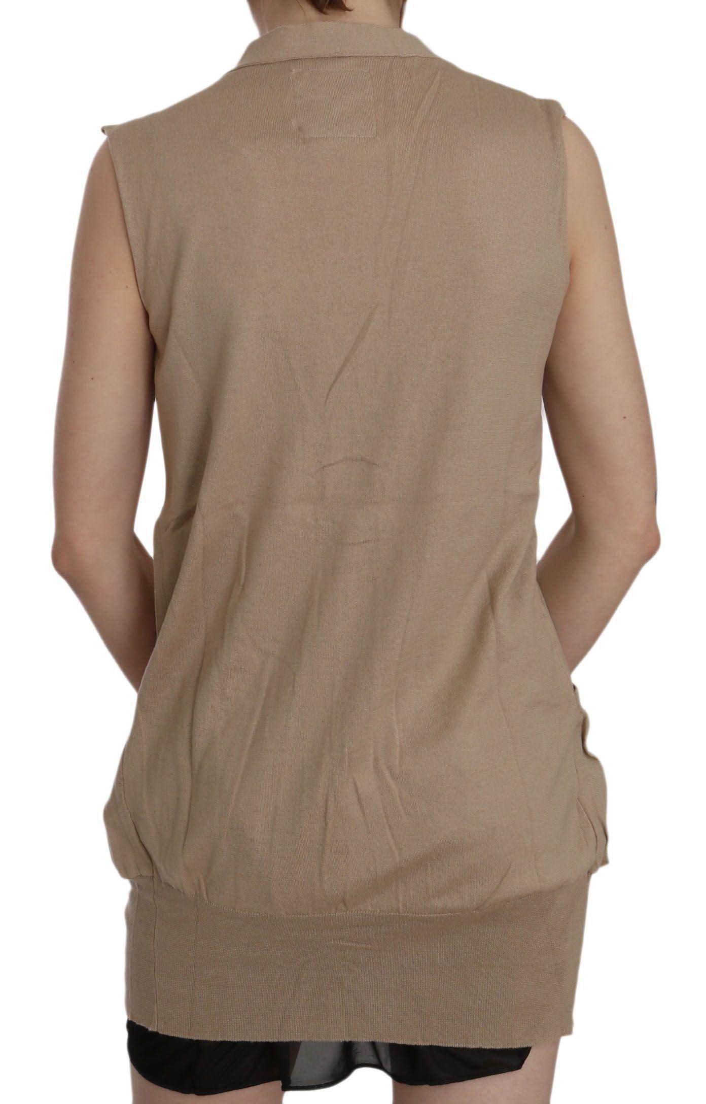 PINK MEMORIES Elegant Sleeveless Cotton Vest - Hilstor