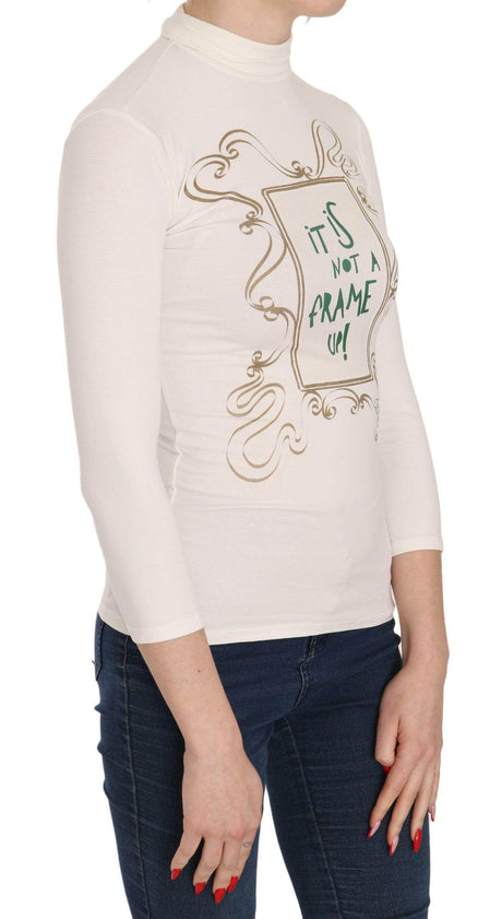 Exte Crew Neck It Is Not A Frame Up! Print Blouse - Hilstor