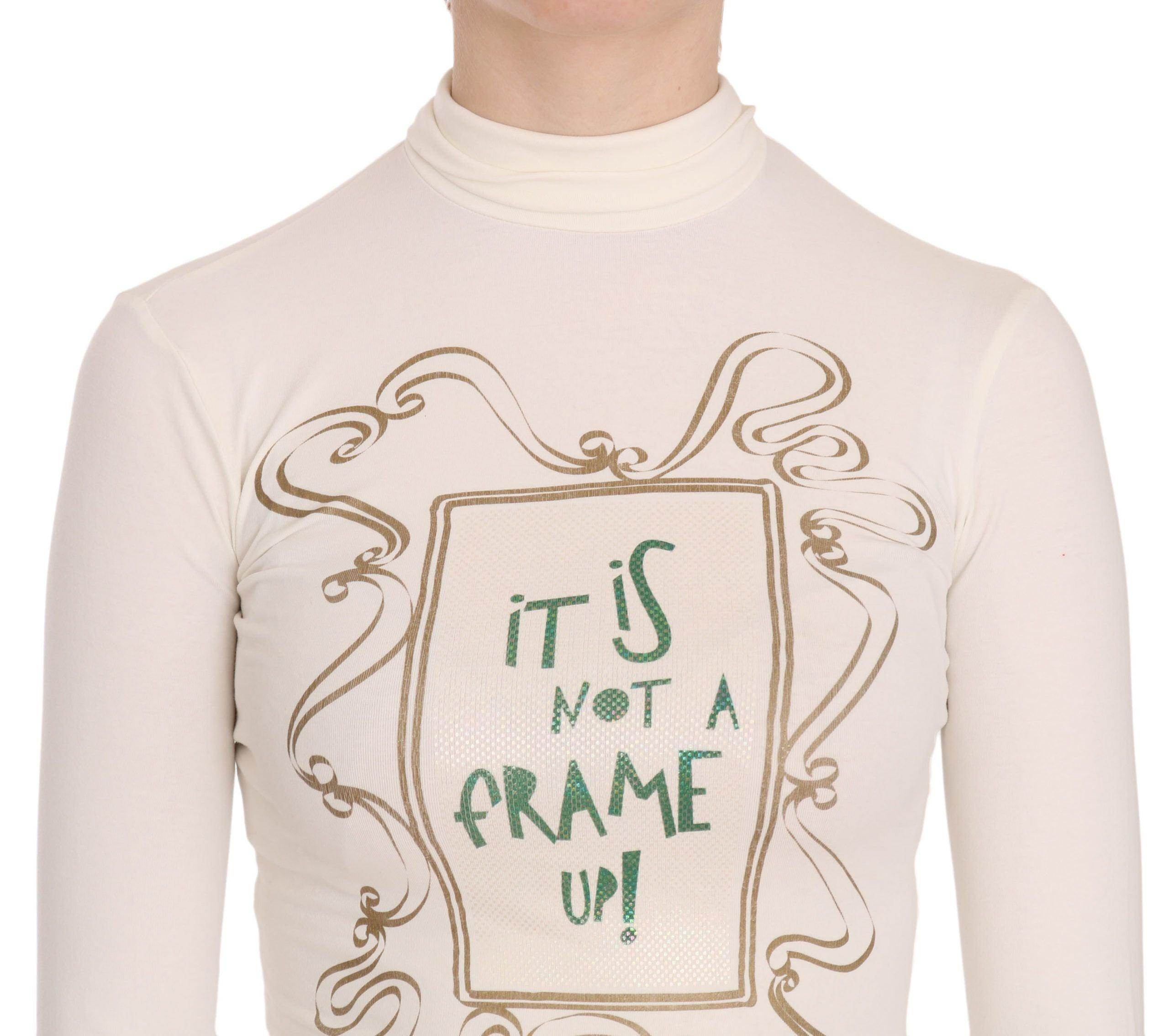 Exte Crew Neck It Is Not A Frame Up! Print Blouse - Hilstor