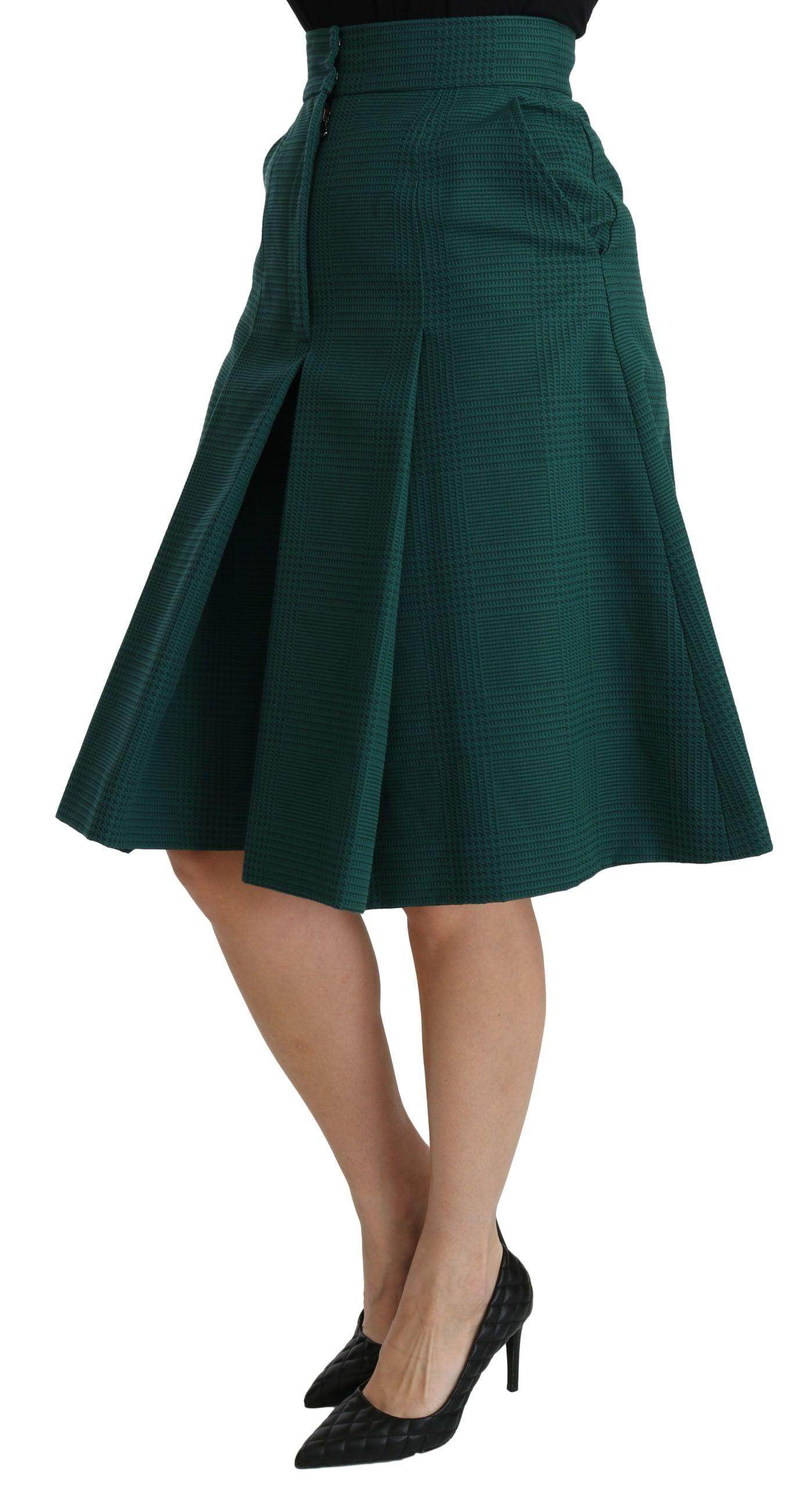 Dolce & Gabbana Elegant High Waist Knee Length Skirt - Hilstor