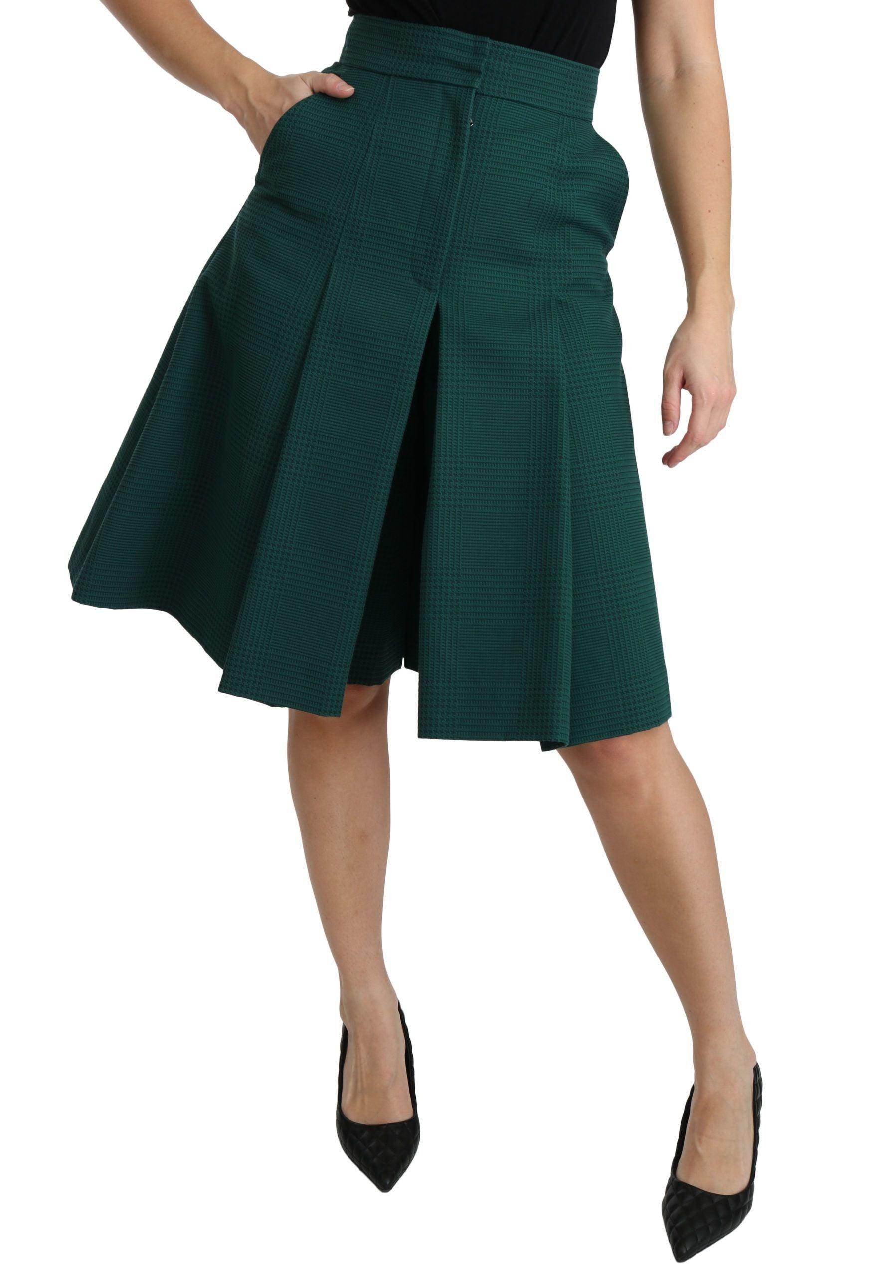Dolce & Gabbana Elegant High Waist Knee Length Skirt - Hilstor