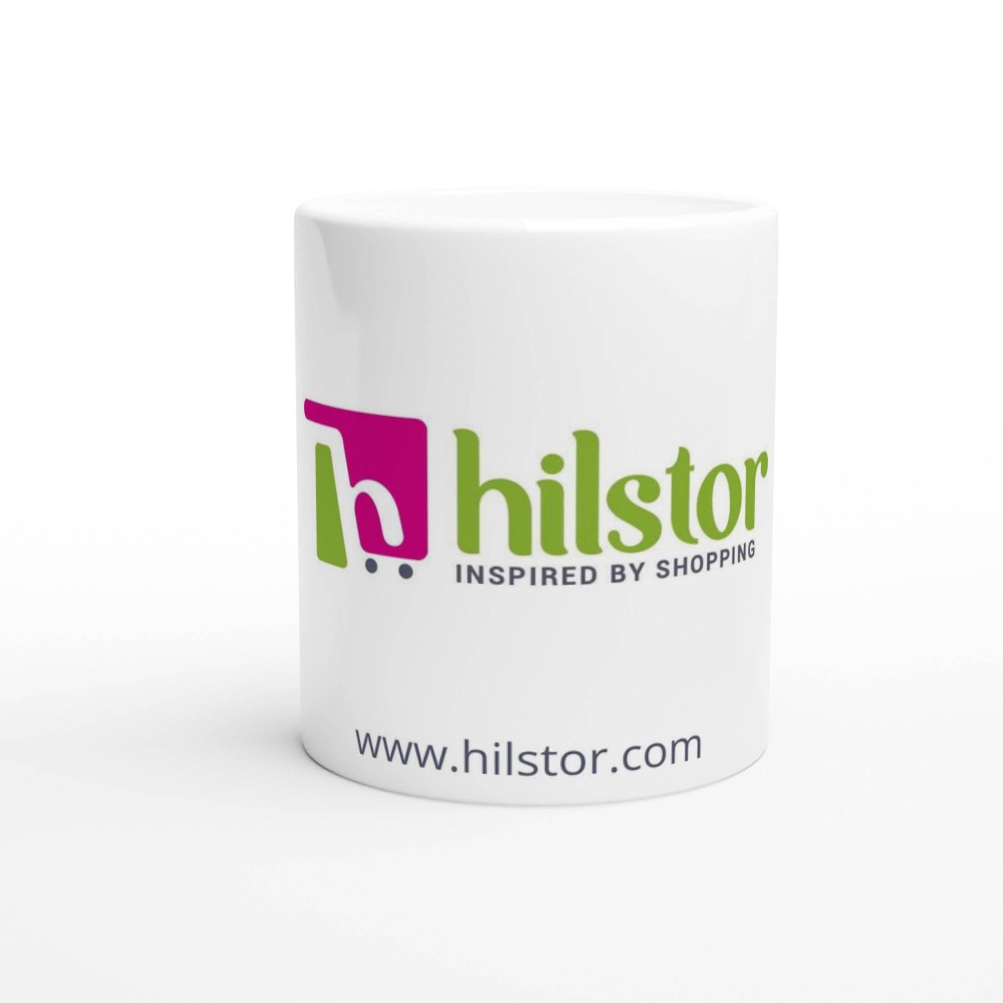 White 11oz Ceramic Mug - Hilstor
