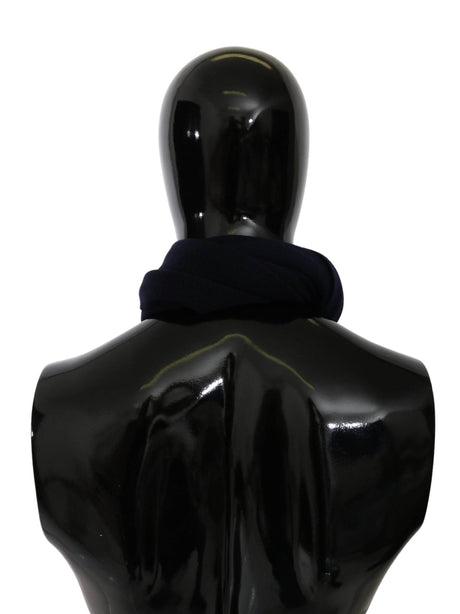 Dolce & Gabbana Blue #DGLovesLondon Wrap Shawl Wool Scarf - Hilstor