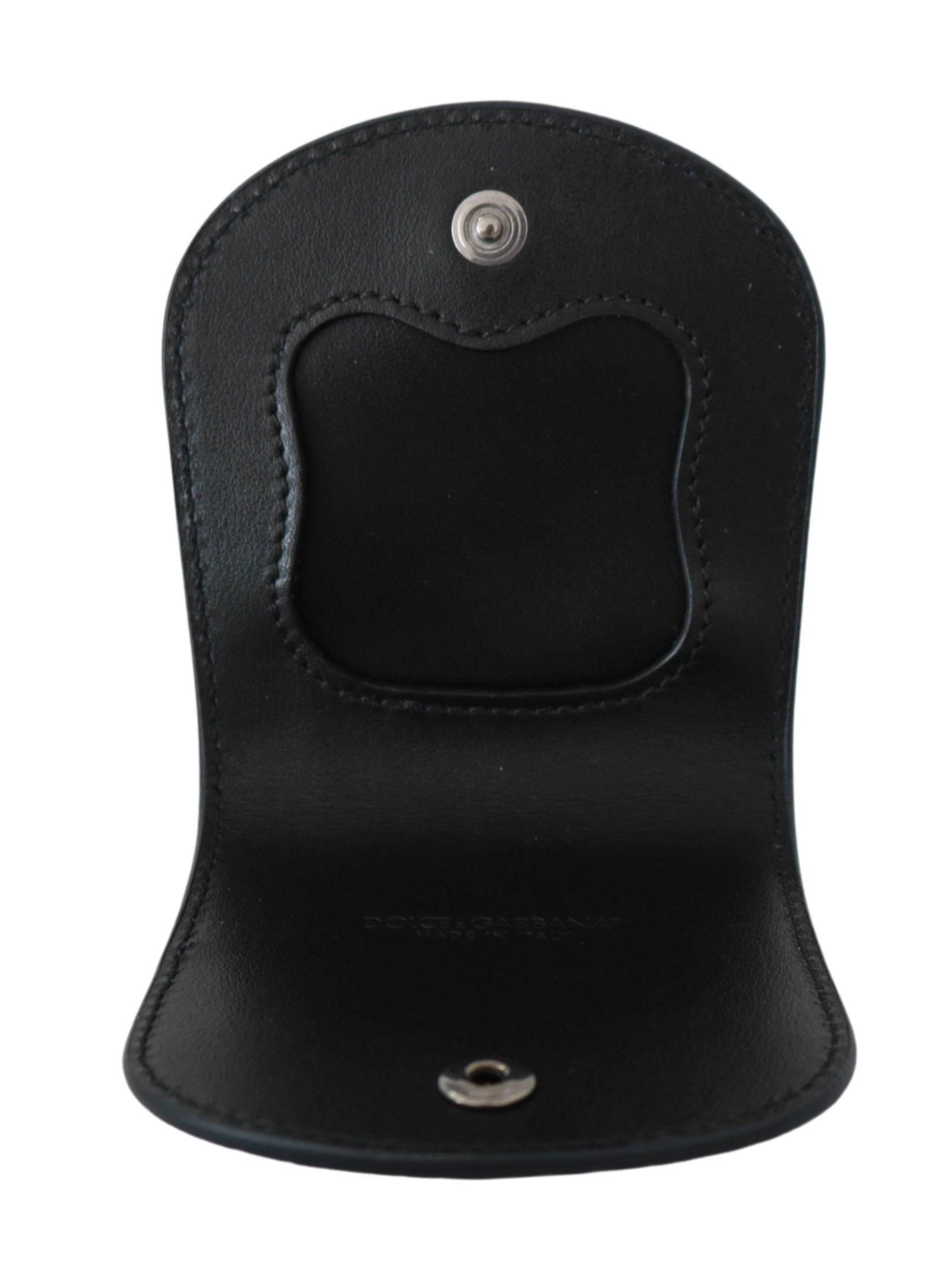 Dolce & Gabbana Exquisite Dark Blue Coin Case Wallet - Hilstor