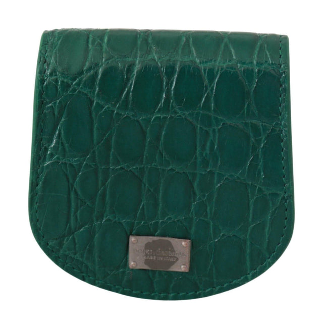 Dolce & Gabbana Exquisite Exotic Skin Coin Case Wallet - Hilstor