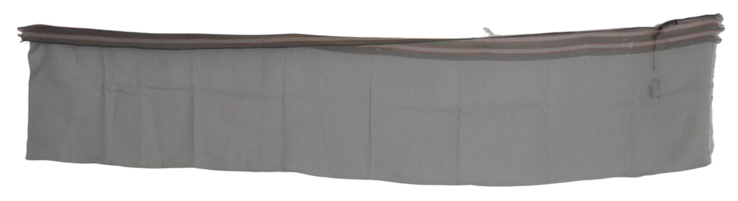 Costume National Gray Fringe Neck Wrap Cotton Scarf - Hilstor