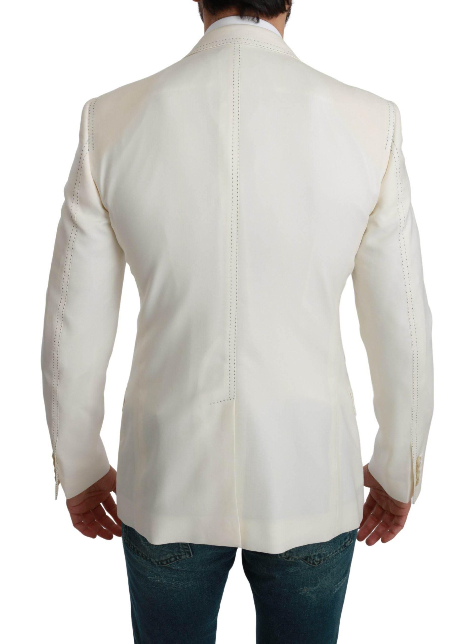 Dolce & Gabbana Elegant Slim Fit Virgin Wool Blazer - Hilstor