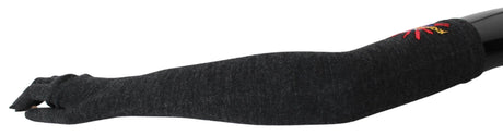 Dolce & Gabbana Elegant Elbow Length Woolen Gloves - Hilstor