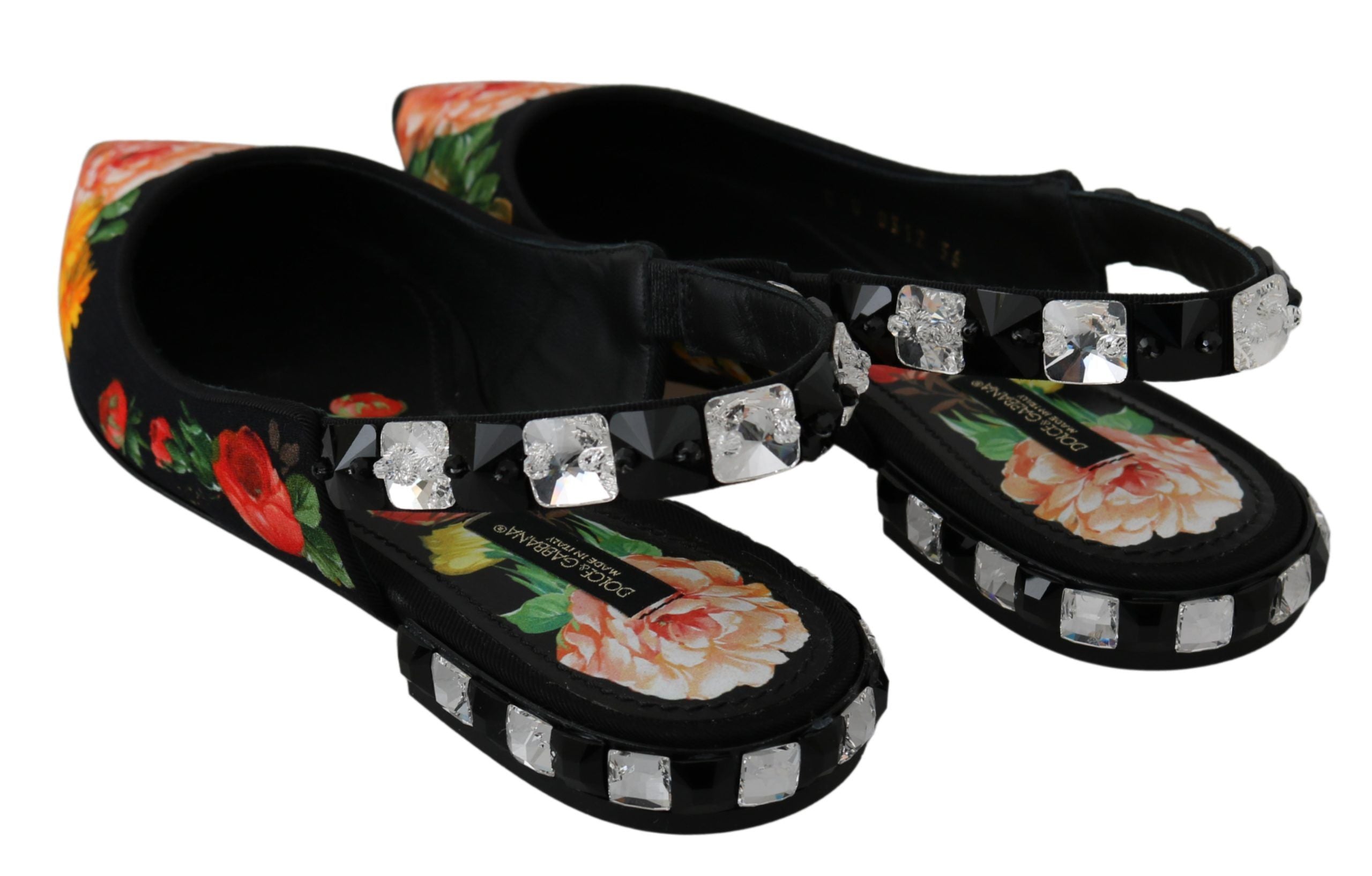Dolce & Gabbana elegante krystaludsmykkede blomsterlejligheder