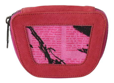 PINKO Elegant Pink Fabric Coin Wallet - Hilstor