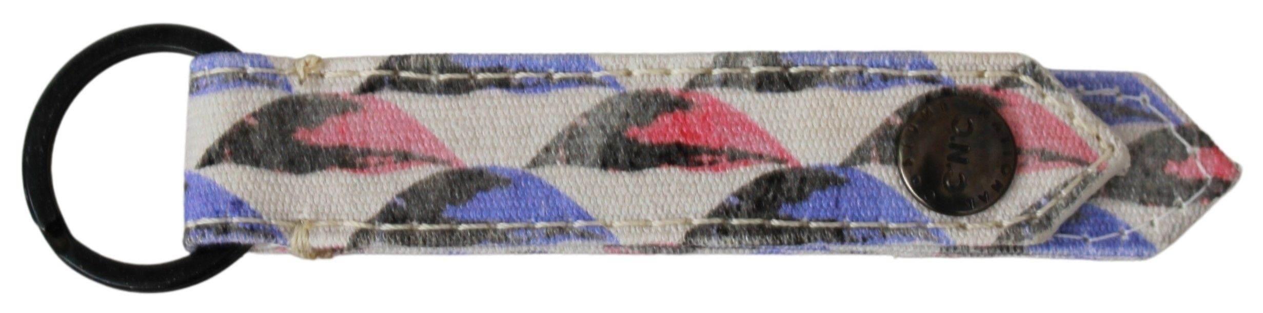 Costume National Chic Tri-Color Keychain Accessory - Hilstor