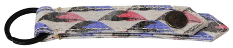Costume National Chic Tri-Color Keychain Accessory - Hilstor