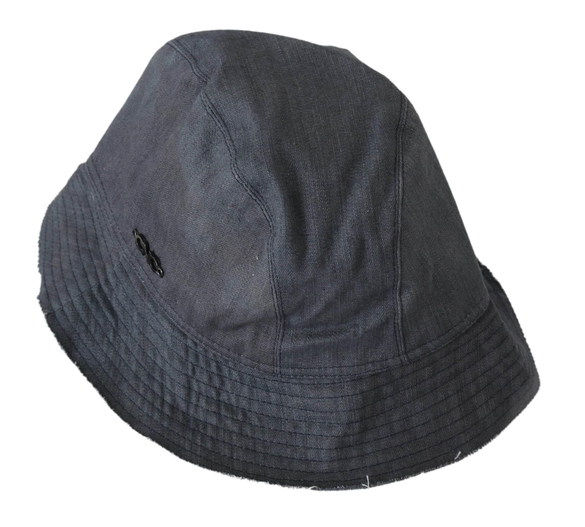 Costume National Chic Black Bucket Hat - Timeless Accessory - Hilstor