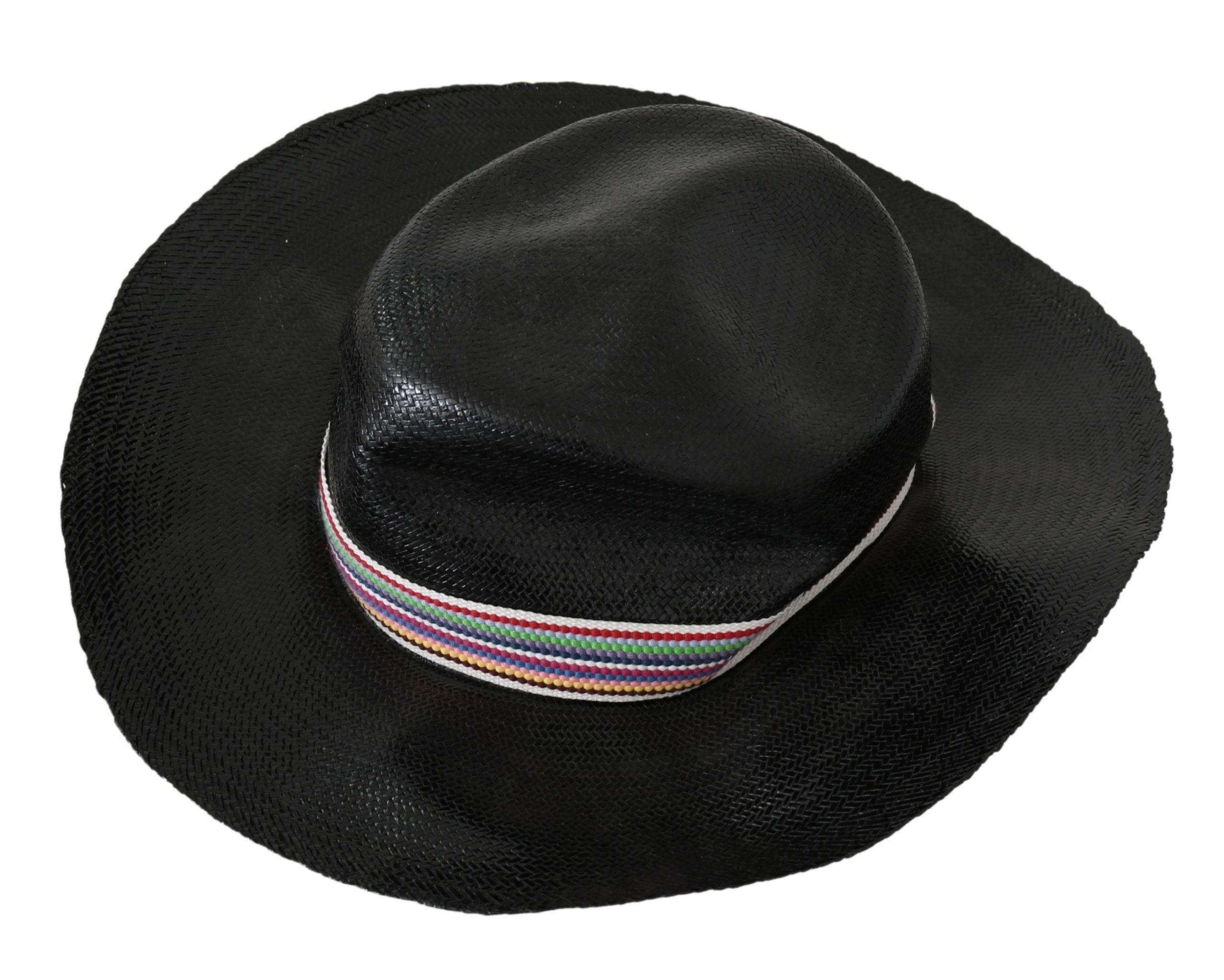 Costume National Black Wide Brim Cowboy Solid Hat - Hilstor