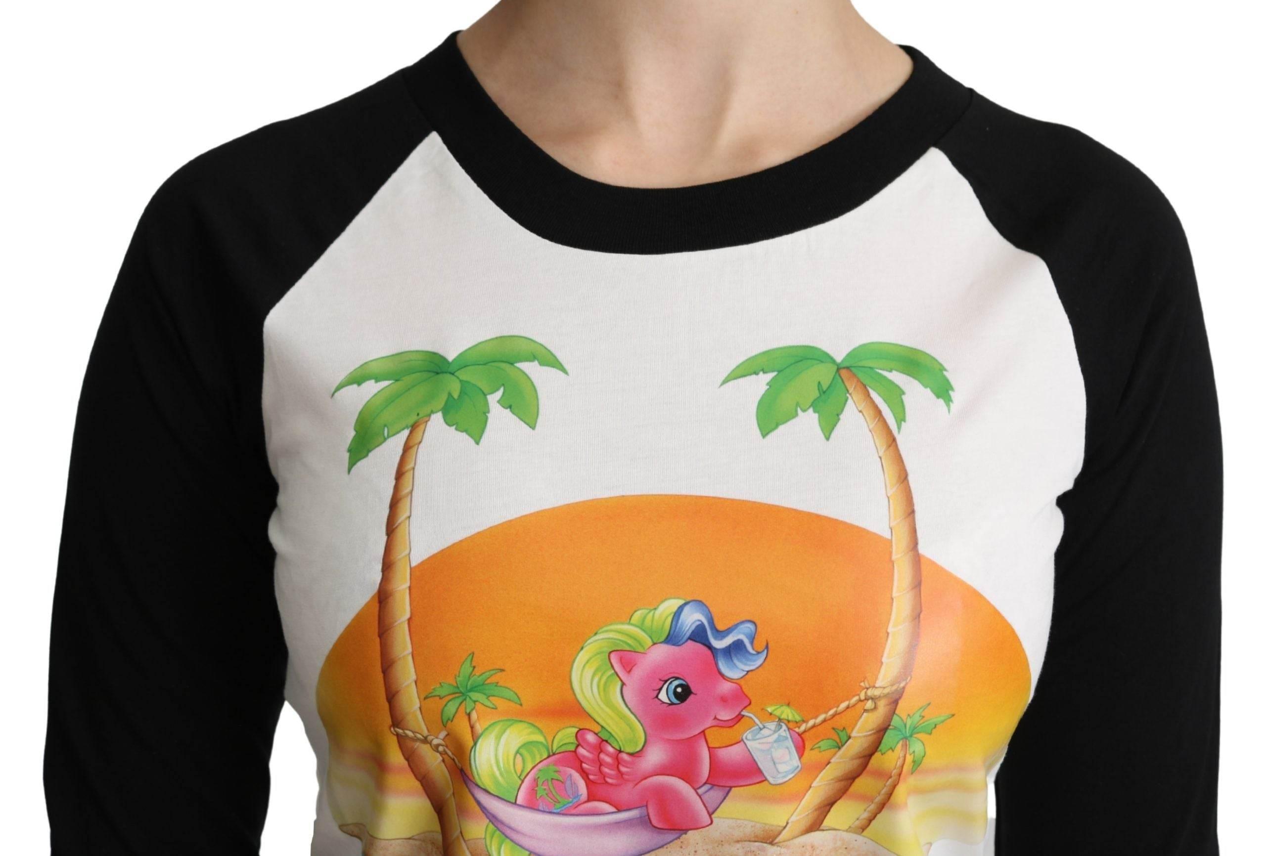 Moschino White Cotton T-shirt My Little Pony Top Tshirt - Hilstor