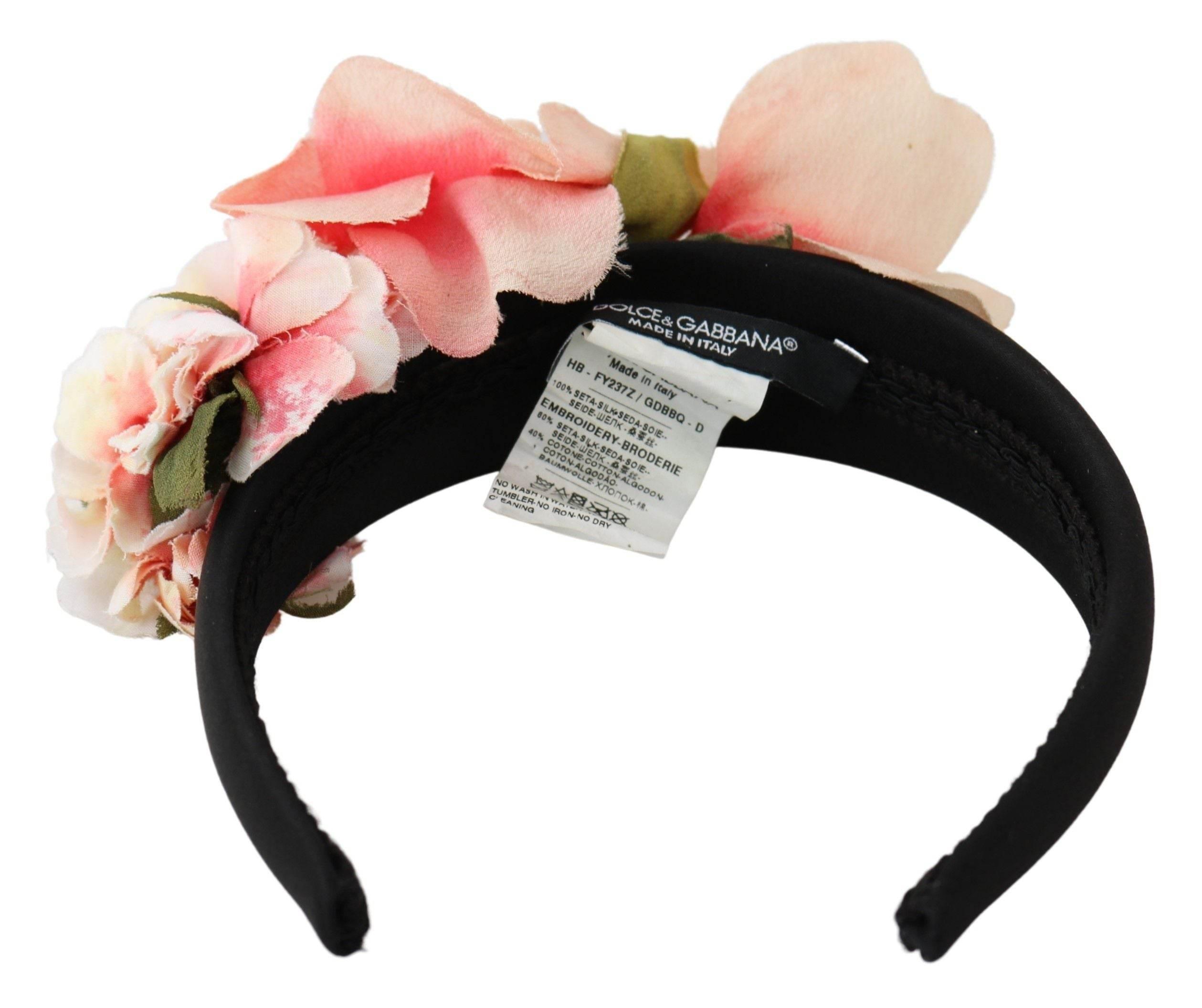 Dolce & Gabbana Elegant Silk Designer Headband Tiara - Hilstor