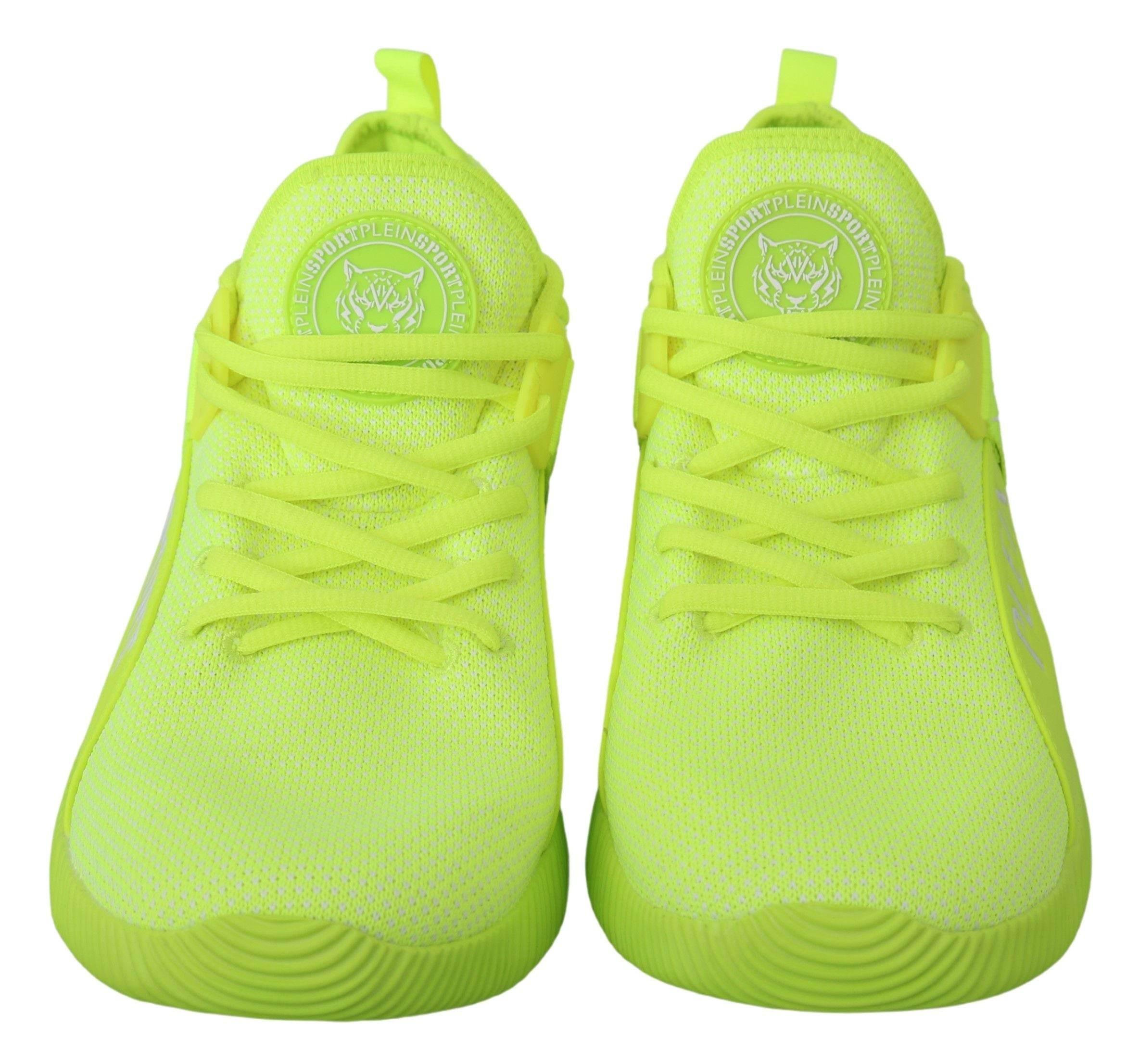 Philipp Plein Stylish Light Green Casual Sneakers - Hilstor