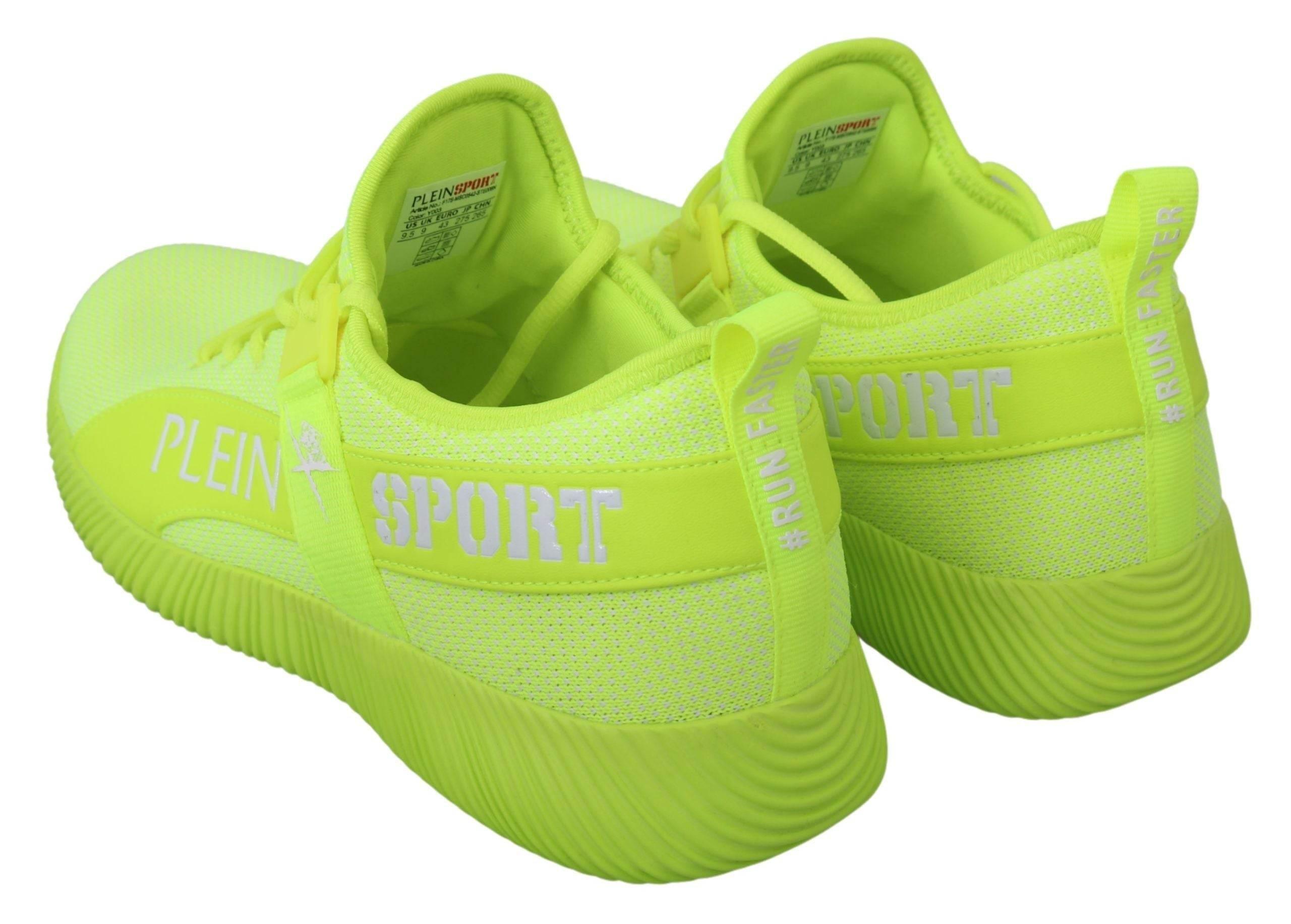 Philipp Plein Stylish Light Green Casual Sneakers - Hilstor