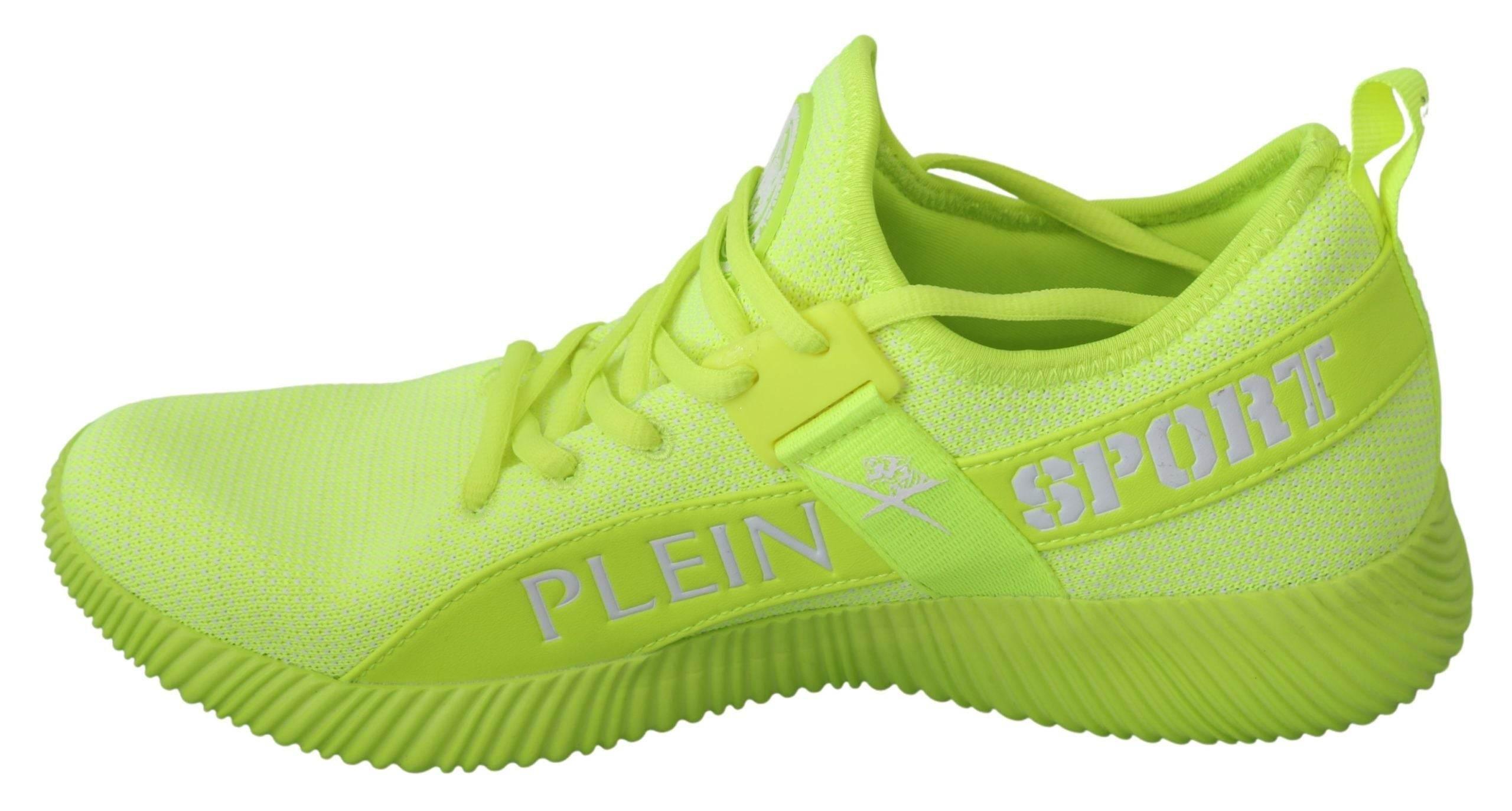 Philipp Plein Stylish Light Green Casual Sneakers - Hilstor