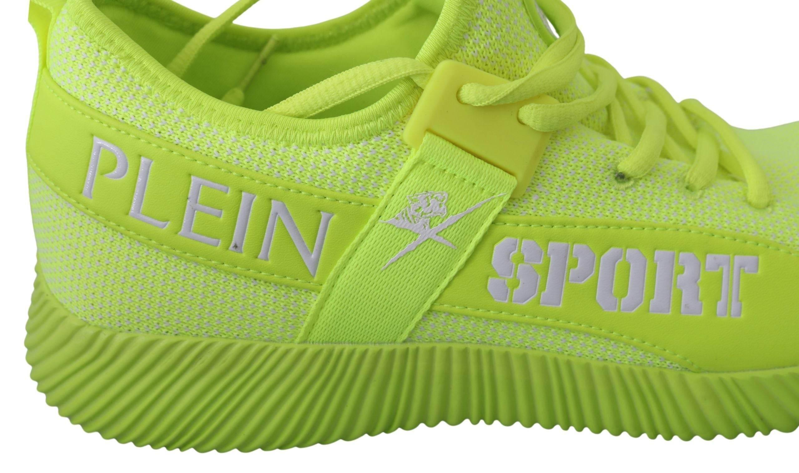 Philipp Plein Stylish Light Green Casual Sneakers - Hilstor