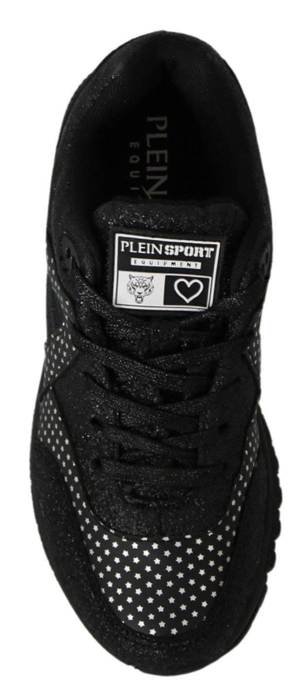 Philipp Plein Black Running Jasmines Sneakers Shoes - Hilstor