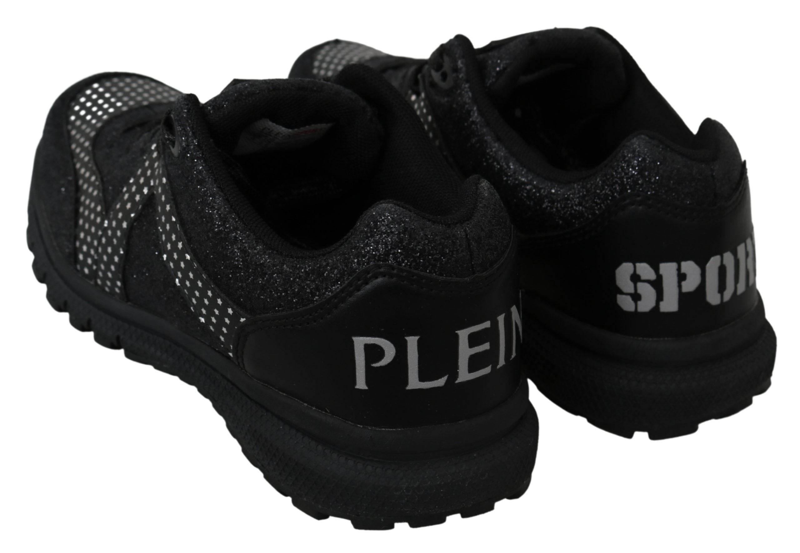 Philipp Plein Black Running Jasmines Sneakers Shoes - Hilstor
