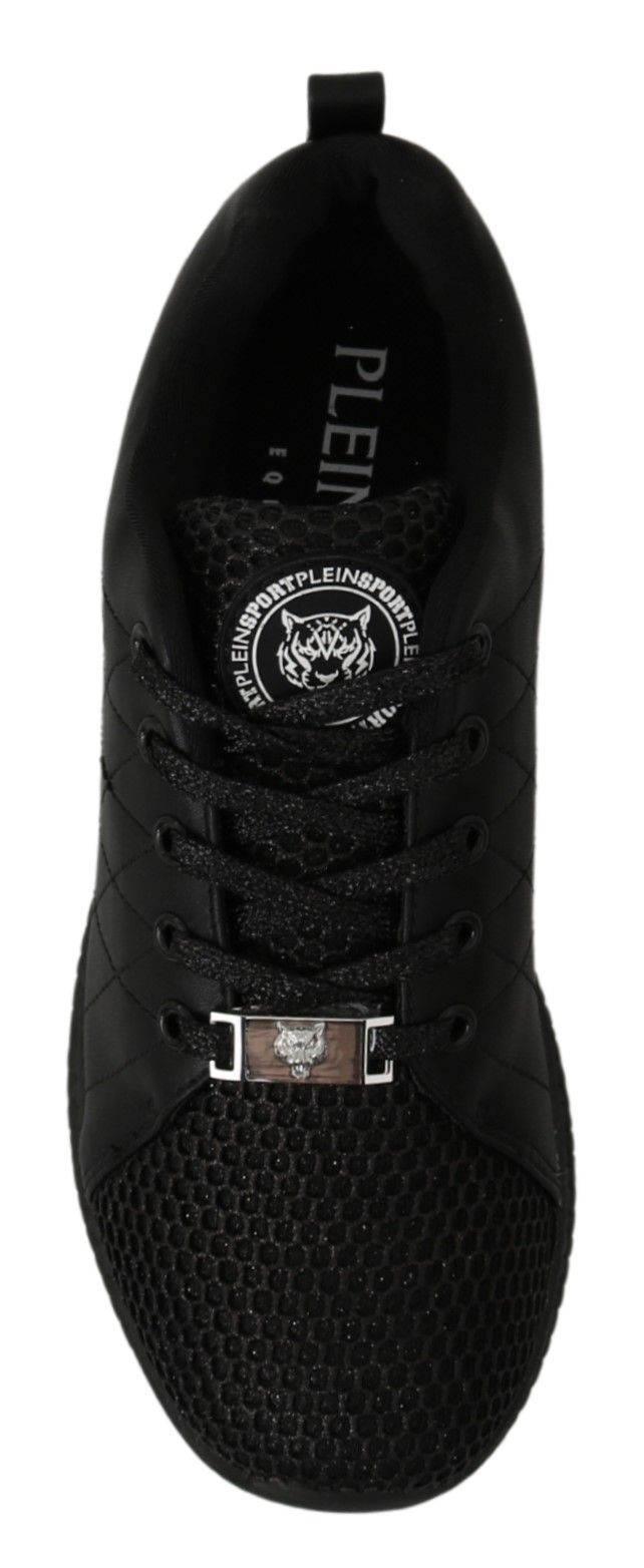 Philipp Plein Black Casual Running Sneakers Shoes - Hilstor