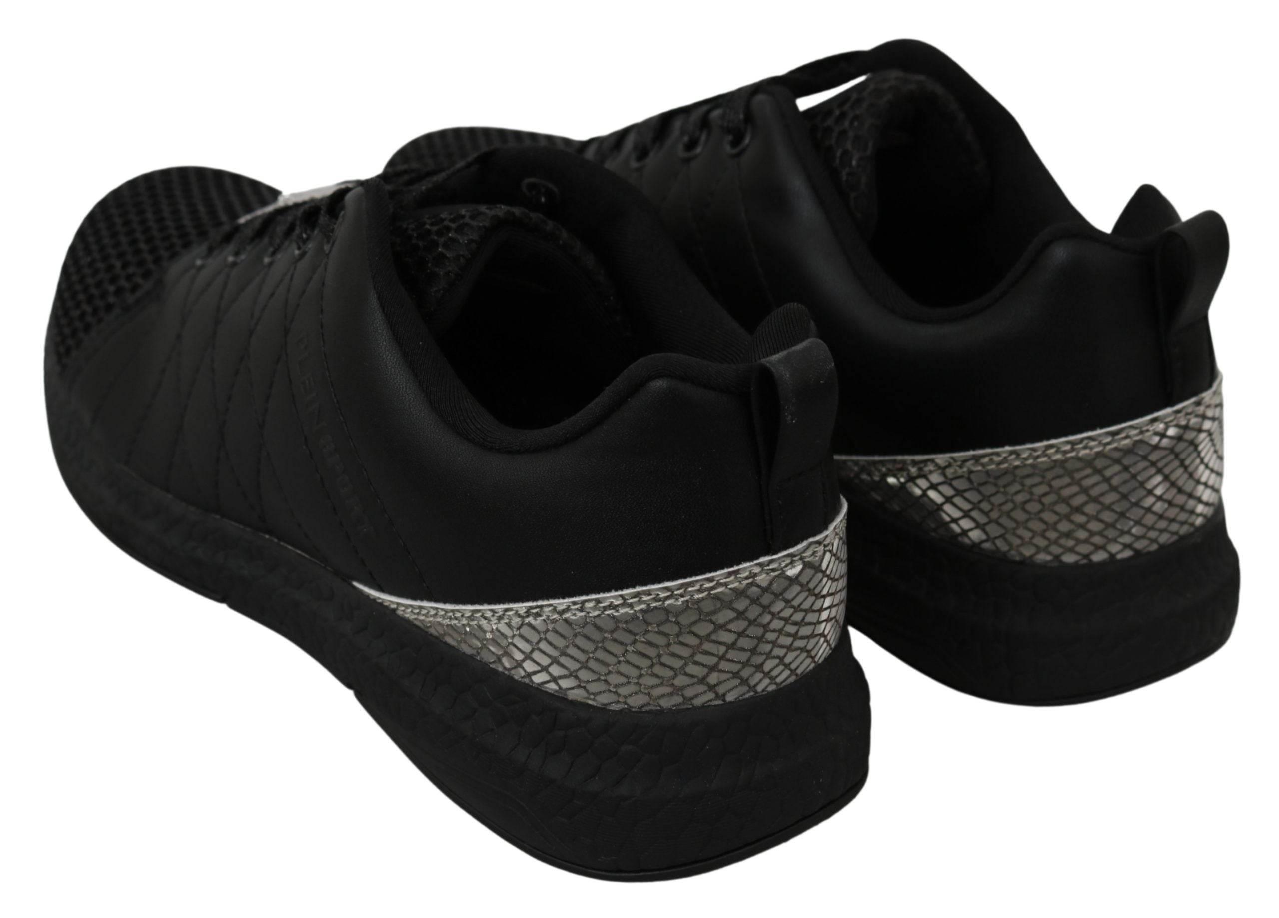 Philipp Plein Black Casual Running Sneakers Shoes - Hilstor